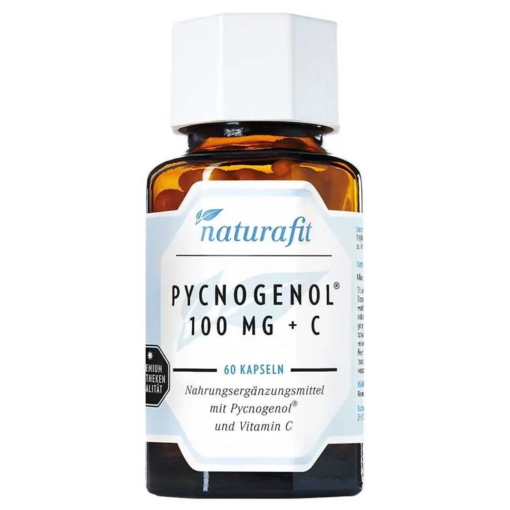 Naturafit Pycnogenol 100 mg + C Kapseln, 60 St