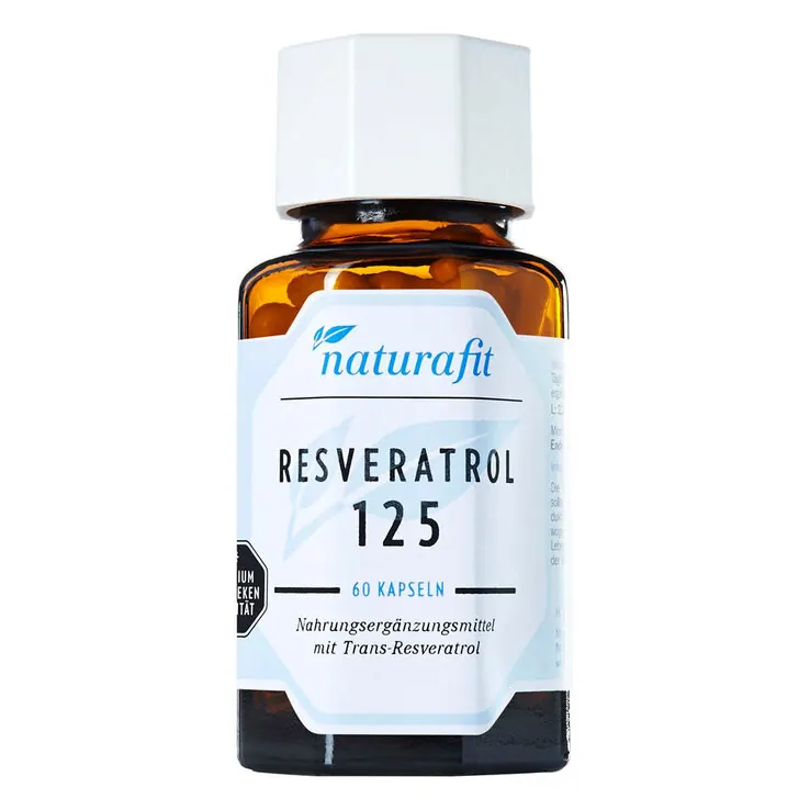 Naturafit Resveratrol 125 Kapseln, 60 St