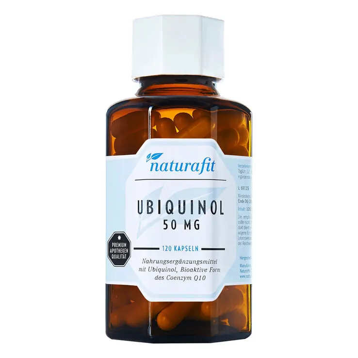 Naturafit Ubiquinol 50 mg Kapseln, 120 St