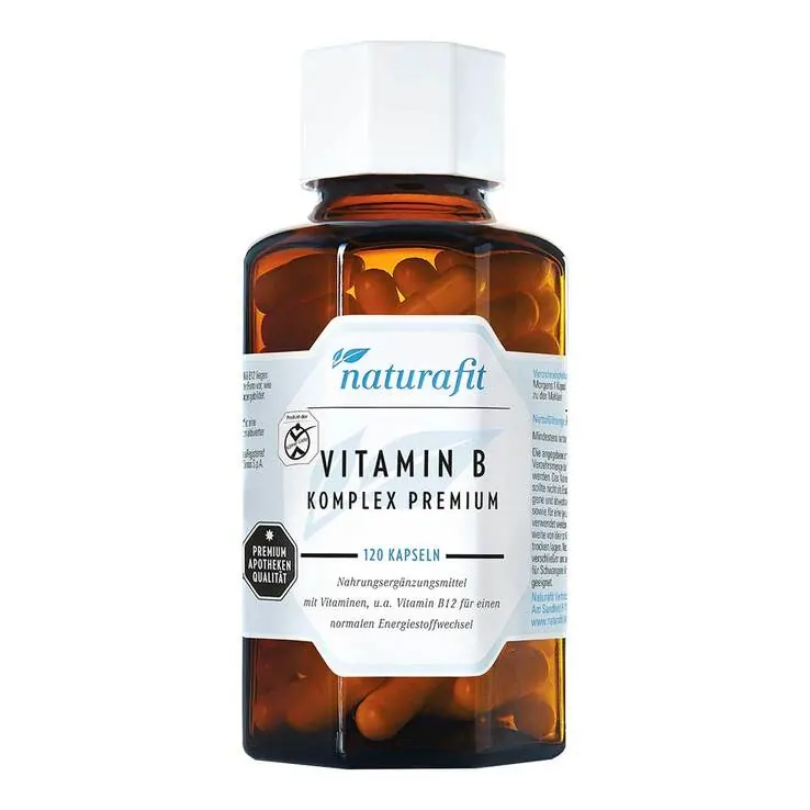 Naturafit Vitamin B Komplex Premium Kapseln, 120 St