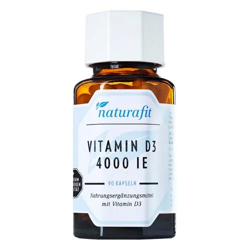 Naturafit Vitamin D3 4000 I.E. Kapseln, 90 St