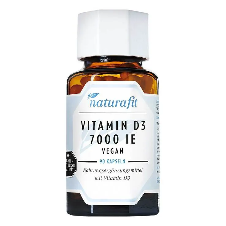 Naturafit Vitamin D3 7.000 I.E. vegan Kapseln, 90 St
