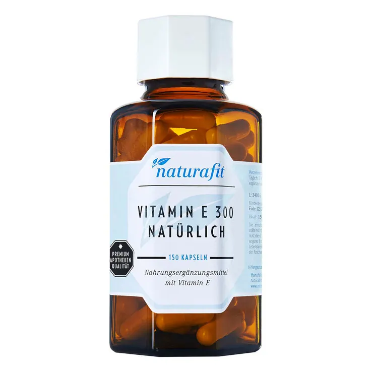 Naturafit Vitamin E 300 natürlich Kapseln, 150 St