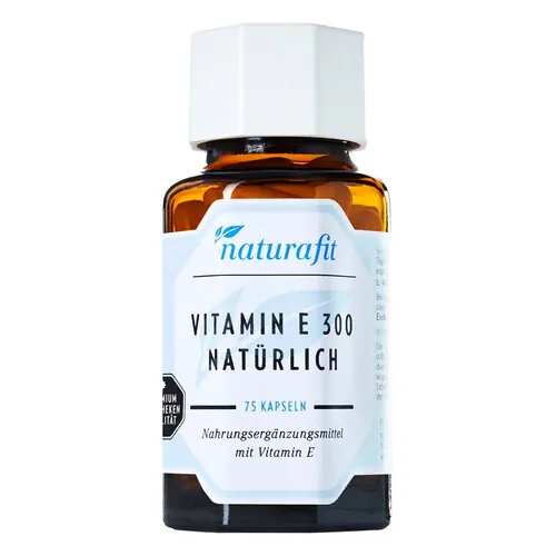 Naturafit Vitamin E 300 natürlich Kapseln, 75 St