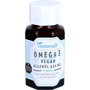 NATURAFITOmega-3veganAlgenöl834mgKapseln45Stück