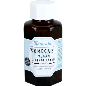 NATURAFITOmega-3veganAlgenöl834mgKapseln90Stück