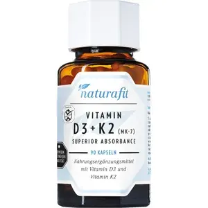 NATURAFITVitaminD3+K2MK-7superiorabsorb.Kaps.90Stück
