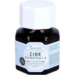 NATURAFITZinkHistidinplusC+DKapseln30Stück