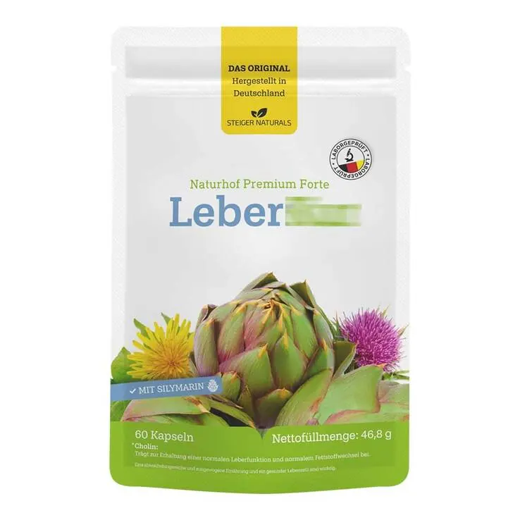 Naturhof Leberkur Premium Forte Kapseln, 60 St