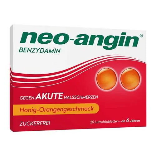 Neo-Angin Benzydamin akute Halsschmerz.Honig-Oran., 20 St