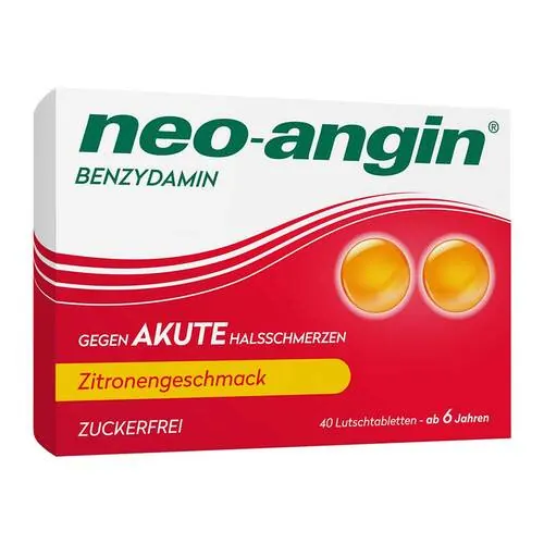 Neo-Angin Benzydamin akute Halsschmerzen Zitrone, 40 St