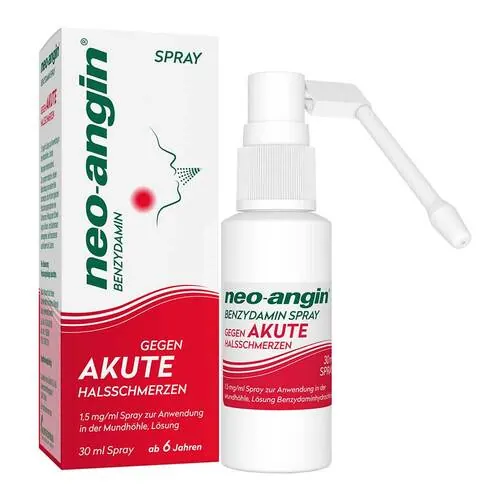 Neo-Angin Benzydamin Spray gegen akute Halsschmer., 30 ml