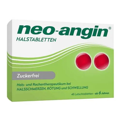 Neo-Angin Halstabletten zuckerfrei, 48 St