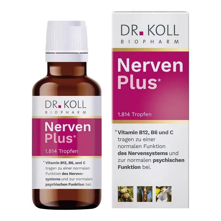 Nerven Plus Dr. Koll Gemmo Komplex Vitamin B12 B6, 50 ml