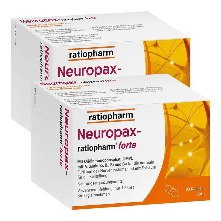Neuropax-ratiopharm forte Kapseln, 2x80 St