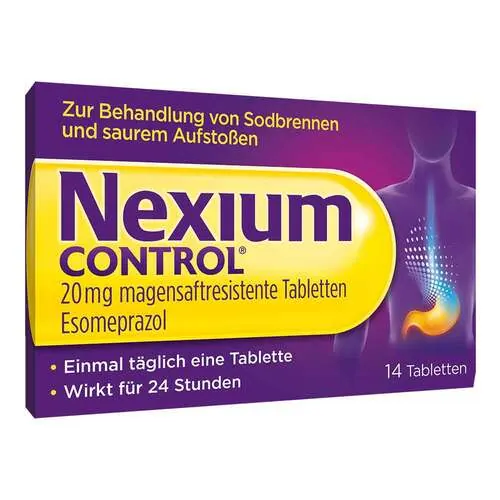 Nexium Control 20 mg magensaftresistente Tabletten, 14 St