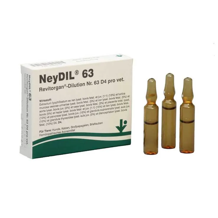 NeyDIL® Nr. 63 Revitorgan® D4 pro vet. Ampullen, 5X2 ml