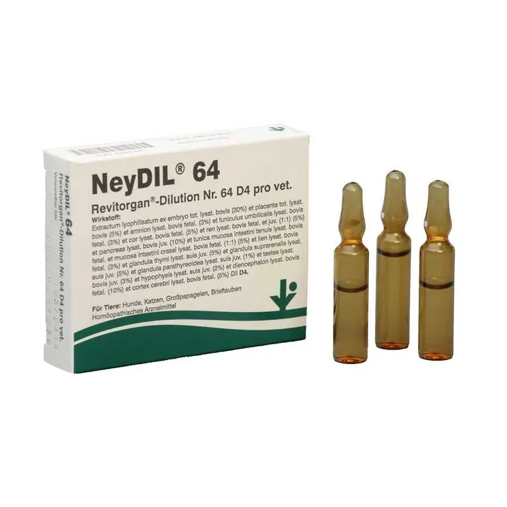 Neydil Nr.64 Revitorgan Dil.D 4 pro vet. Ampullen, 5X2 ml