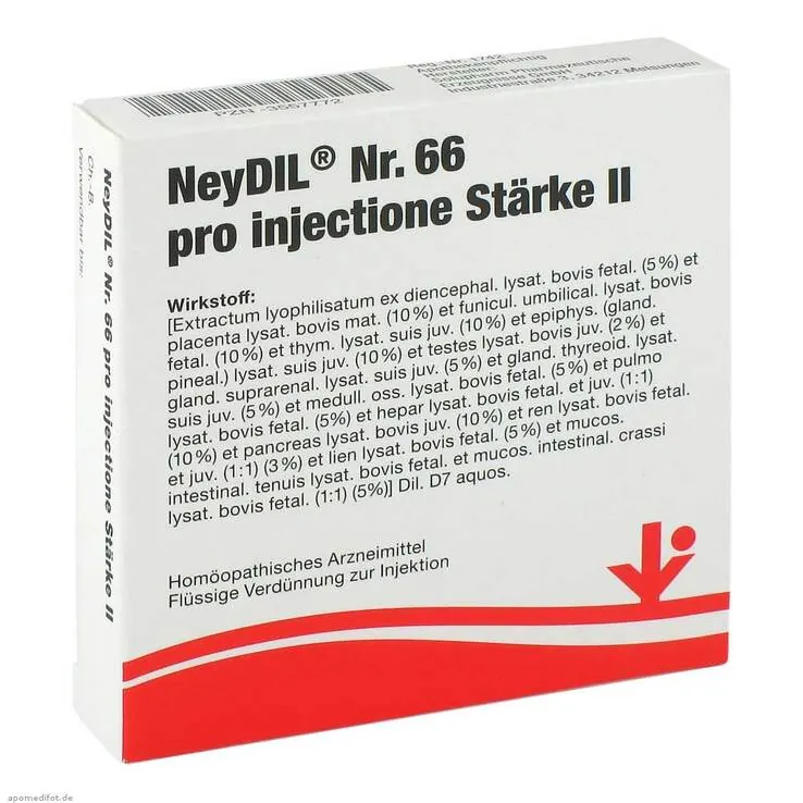 Neydil Nr.66 pro injectione St. II Ampullen, 5X2 ml