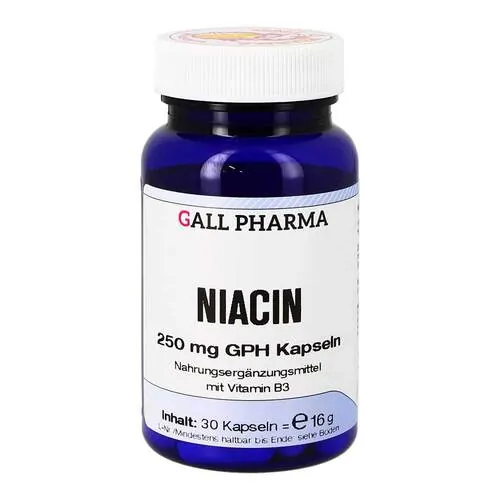 NIACIN 250 mg GPH Kapseln, 30 St