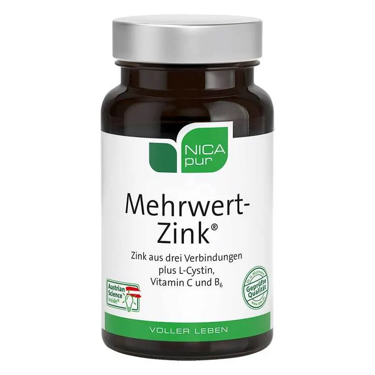 Nicapur Mehrwert-Zink Kapseln, 60 St