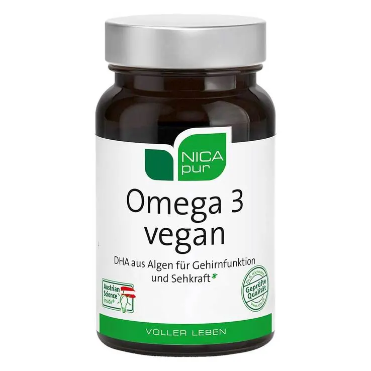 Nicapur Omega 3 vegan Kapseln, 30 St