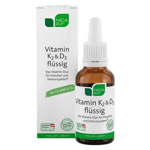 NICAPUR Vitamin K2 & D3 flüssig, 22.5 ml