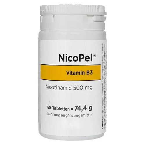 Nicopel Nicotinamid 500 mg Kapseln, 60 St