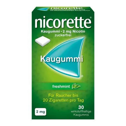 Nicorette Kaugummi 2 mg freshmint, 30 St