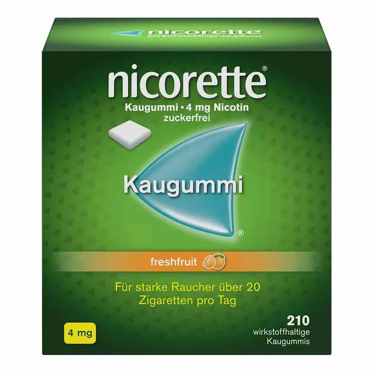 nicorette® Kaugummi freshfruit, 4 mg Nikotin, 210 St