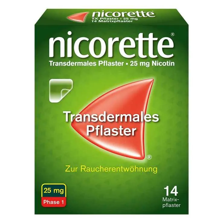 Nicorette TX Pflaster 25 mg, 14 St