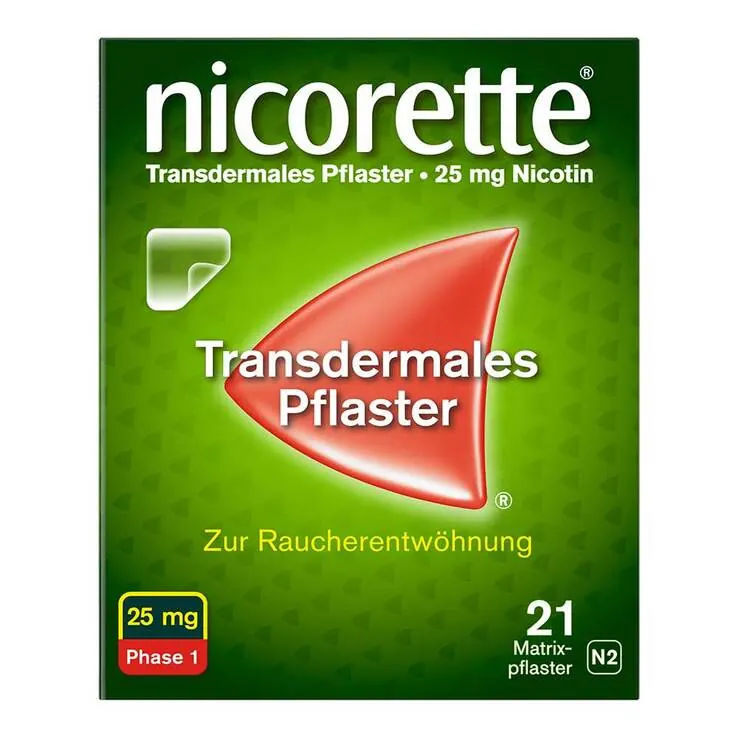 nicorette TX Pflaster 25 mg, 21 St