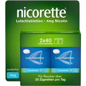 NICORETTEfreshmint4mgLutschtablettengepresst80St