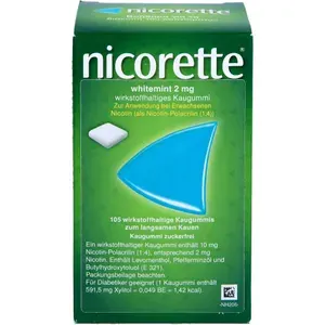 NICORETTEKaugummi2mgwhitemint105St