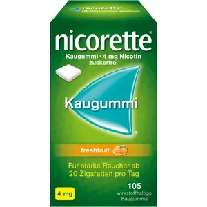 NICORETTEKaugummi4mgfreshfruit105St