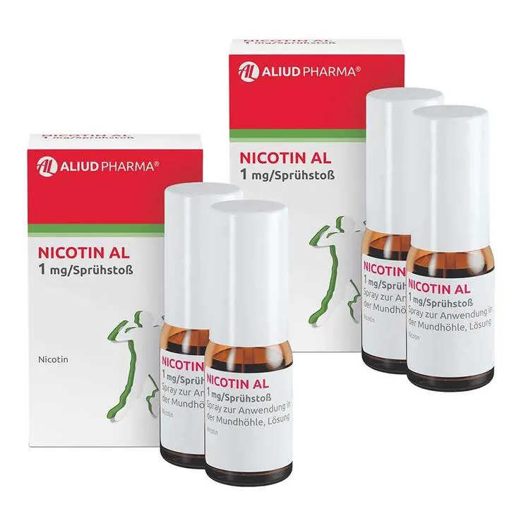 NICOTIN AL 1mg/Sprühstoß Spray, 2x2 St