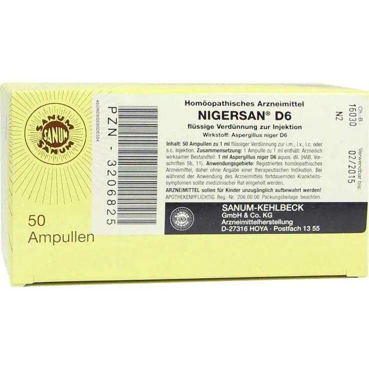 Nigersan D 6 Ampullen, 50X1 ml