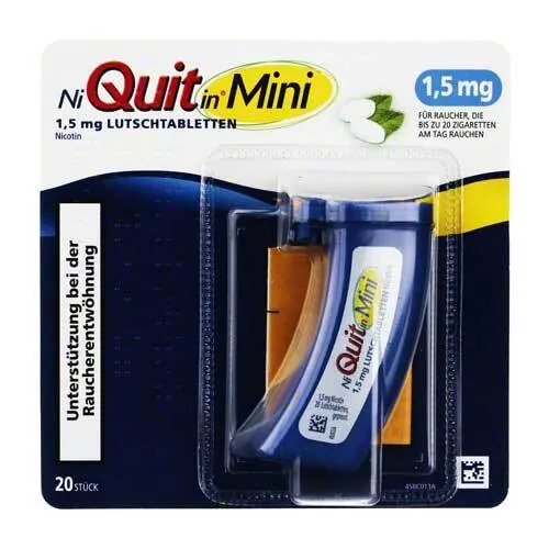 Niquitin Mini 1,5 mg Lutschtabletten, 20 St
