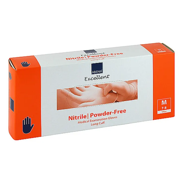 Nitril Handschuhe puderfrei x-lang medium, 100 St
