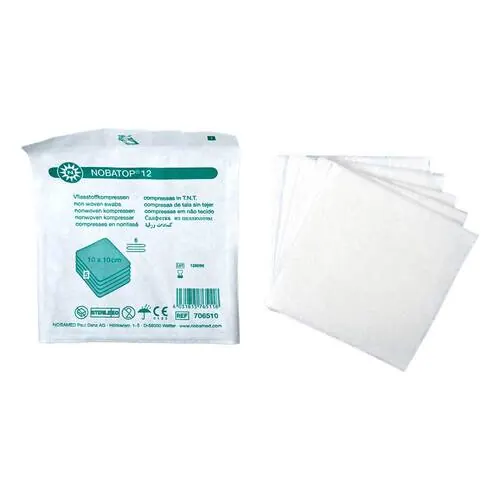 Nobatop 12 Kompressen 10x10 cm steril, 20X5 St