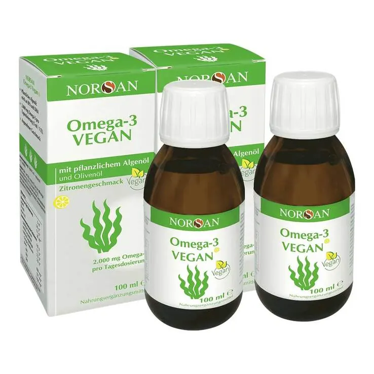 Norsan Omega-3 vegan flüssig, 2x100 ml