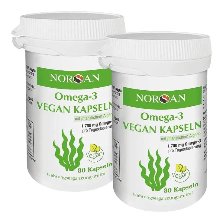 Norsan Omega-3 vegan Kapseln, 2x80 St