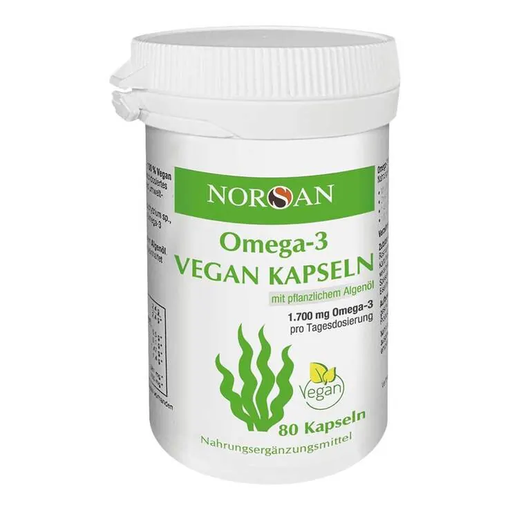 Norsan Omega-3 vegan Kapseln, 80 St