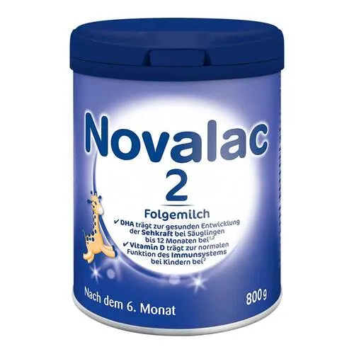 Novalac 2 Folge-Milchnahrung nach dem 6.Monat Pulver , 800 g