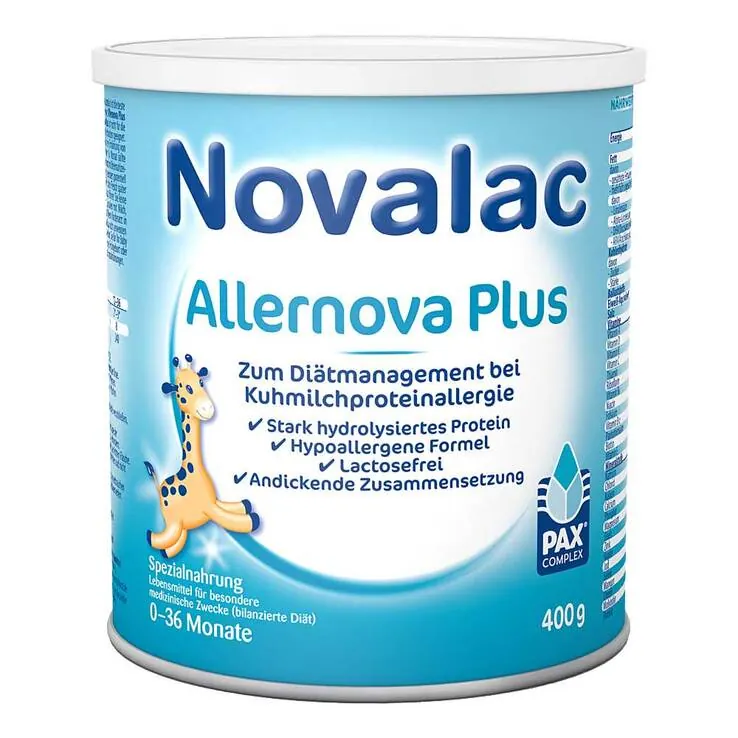 Novalac Allernova Plus Spezialnahrung 0 - 36 Monate, 400 g