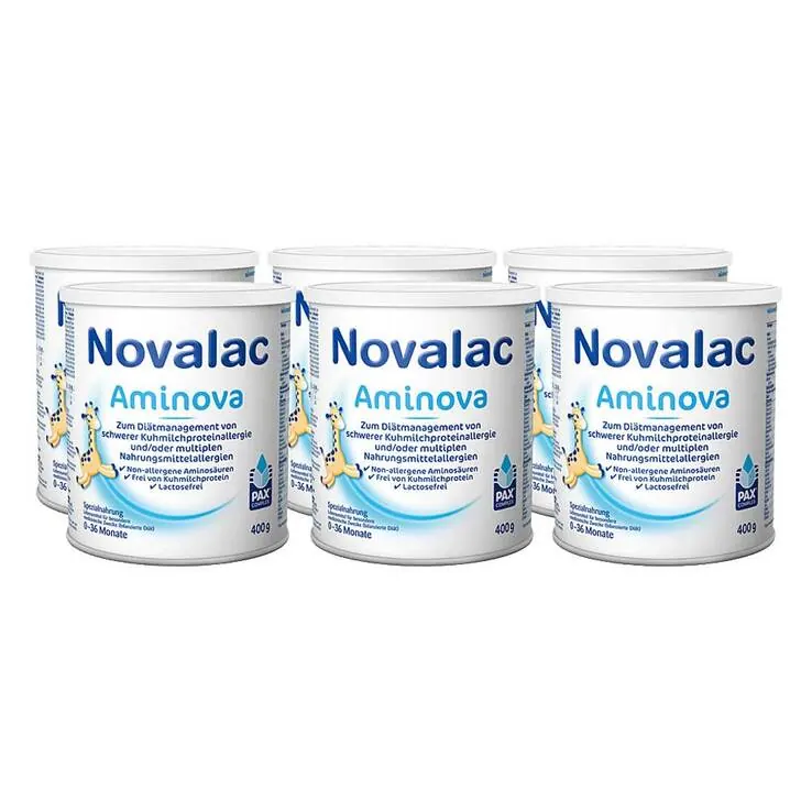 Novalac Aminova Spezialnahrung 0 - 36 Monate, 6X400 g