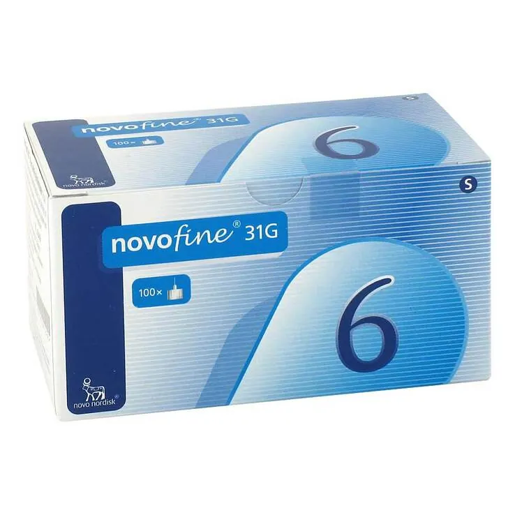 NOVOFINE Nadeln 31 G 0,25x6 mm, 100 St