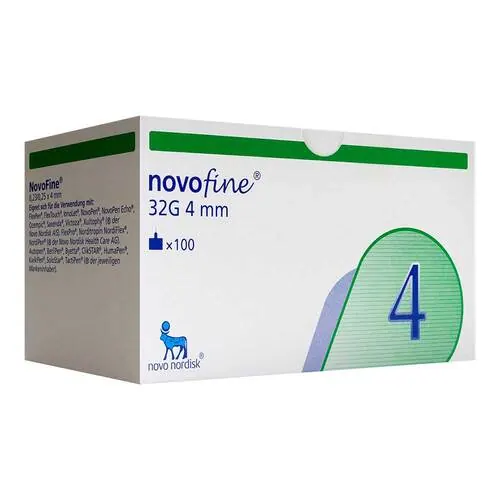 NOVOFINE Nadeln 32 G 4 mm, 100 St