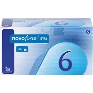 NOVOFINENadeln31G6mm100St