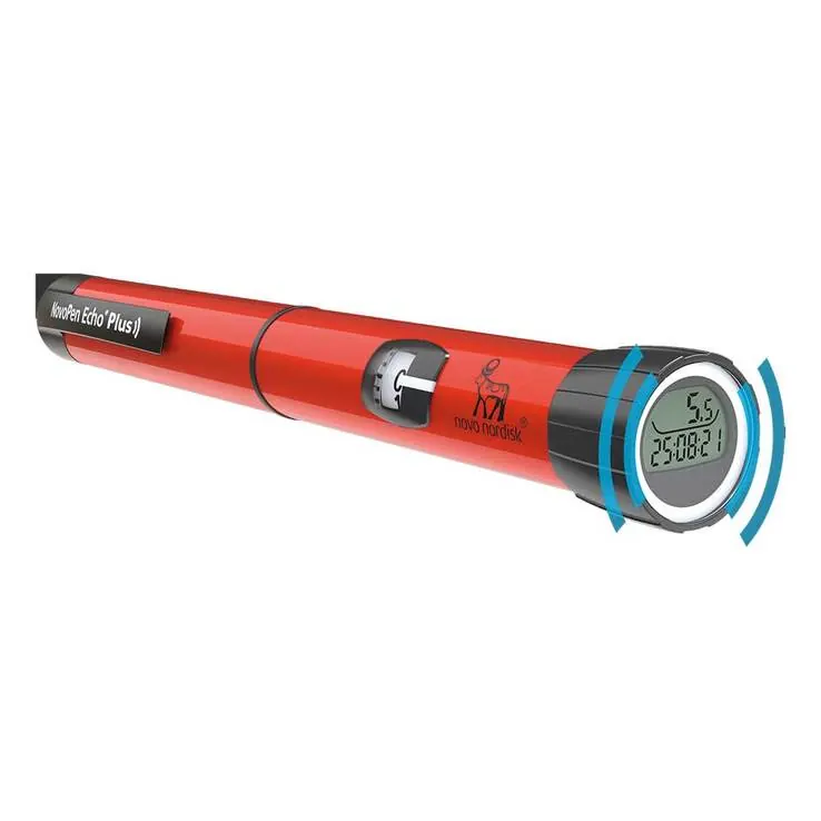 Novopen Echo Plus Injektionsgerät rot, 1 St